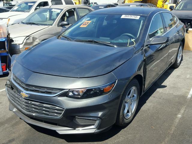 1G1ZB5ST1JF188203 - 2018 CHEVROLET MALIBU LS Grafit foto 2