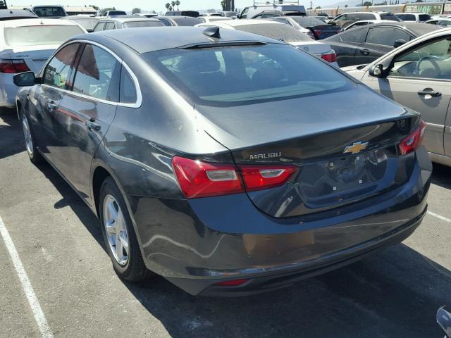 1G1ZB5ST1JF188203 - 2018 CHEVROLET MALIBU LS Grafit foto 3
