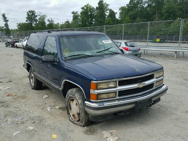 3GNEK18R3XG185764 - 1999 CHEVROLET TAHOE K150 BLUE photo 1