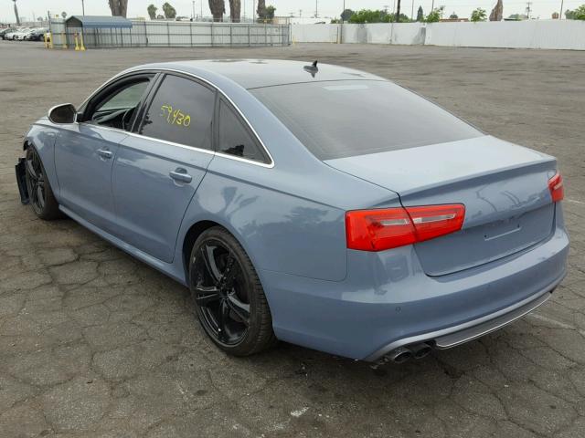 WAUF2AFC4DN138318 - 2013 AUDI S6 BLUE photo 3