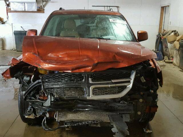 3C4PDDDGXCT348459 - 2012 DODGE JOURNEY CR ORANGE photo 9