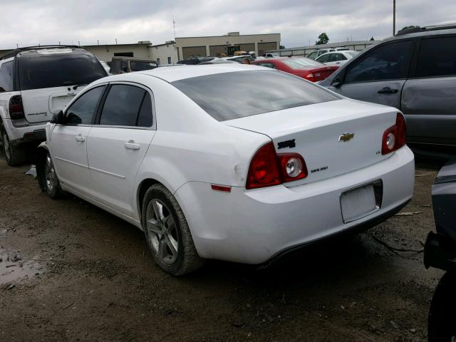 1G1ZG57B994144166 - 2009 CHEVROLET MALIBU LS WHITE photo 3
