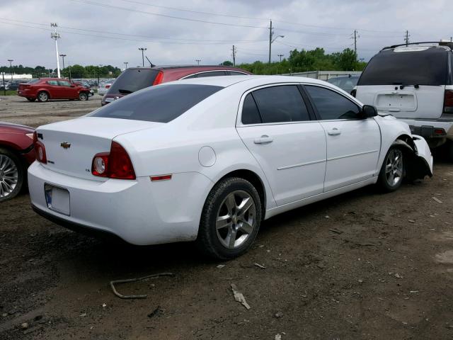 1G1ZG57B994144166 - 2009 CHEVROLET MALIBU LS WHITE photo 4