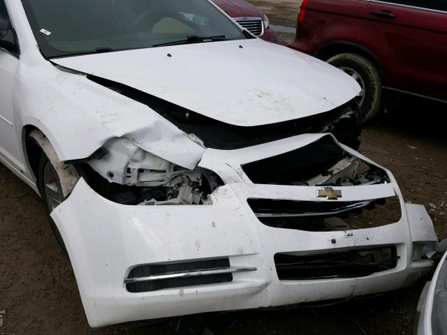 1G1ZG57B994144166 - 2009 CHEVROLET MALIBU LS WHITE photo 9