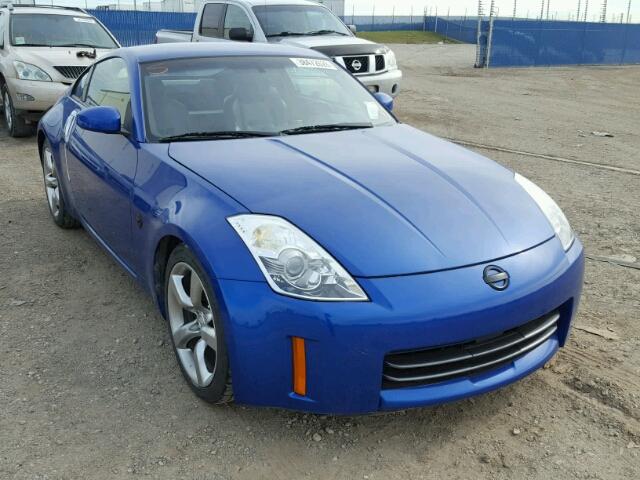 JN1AZ34E76M351218 - 2006 NISSAN 350Z COUPE BLUE photo 1