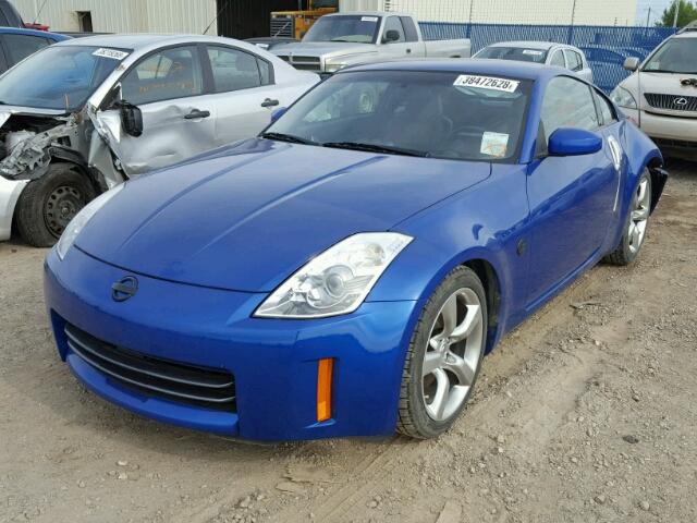 JN1AZ34E76M351218 - 2006 NISSAN 350Z COUPE BLUE photo 2