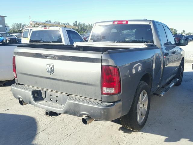 1C6RD6FTXCS331670 - 2012 DODGE RAM 1500 S GRAY photo 4