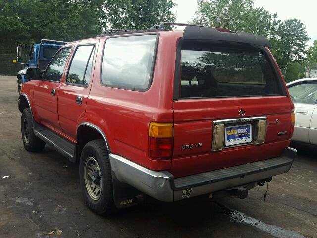 JT3VN39W7S0201479 - 1995 TOYOTA 4RUNNER VN RED photo 3