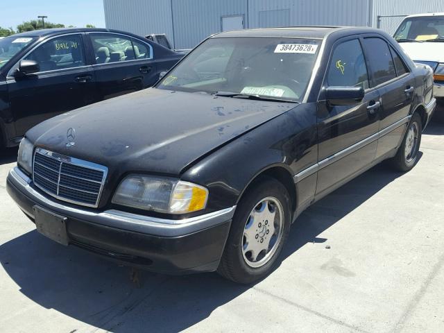 WDBHA22E3SF286400 - 1995 MERCEDES-BENZ C 220 BLACK photo 2