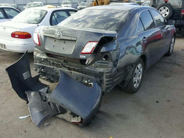 4T1BB46K38U053116 - 2008 TOYOTA CAMRY GRAY photo 4