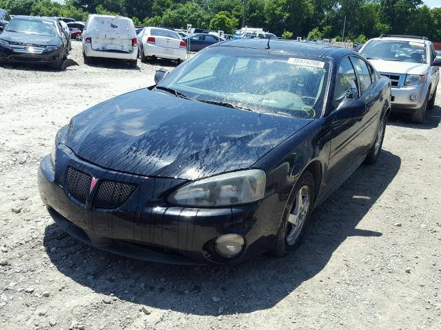 2G2WS522141163125 - 2004 PONTIAC GRAND PRIX BLACK photo 2