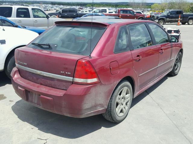 1G1ZT63856F139753 - 2006 CHEVROLET MALIBU MAX MAROON photo 4