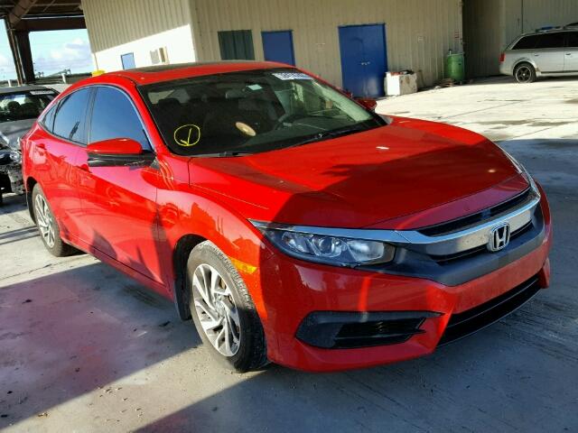 2HGFC2F75GH520090 - 2016 HONDA CIVIC EX RED photo 1