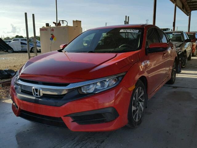 2HGFC2F75GH520090 - 2016 HONDA CIVIC EX RED photo 2