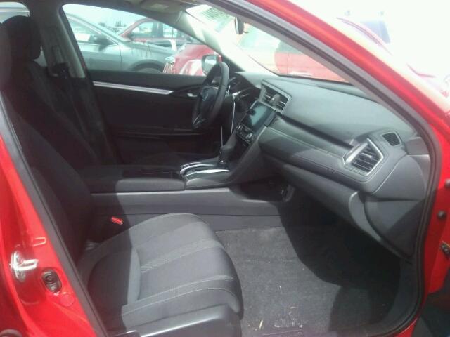 2HGFC2F75GH520090 - 2016 HONDA CIVIC EX RED photo 5
