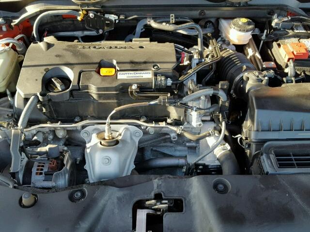 2HGFC2F75GH520090 - 2016 HONDA CIVIC EX RED photo 7