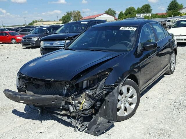 1HGCP2F75AA139918 - 2010 HONDA ACCORD EX BLACK photo 2