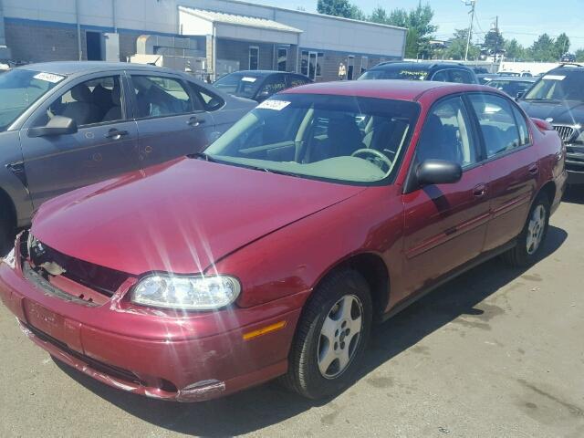 1G1ND52F25M227465 - 2005 CHEVROLET CLASSIC RED photo 2