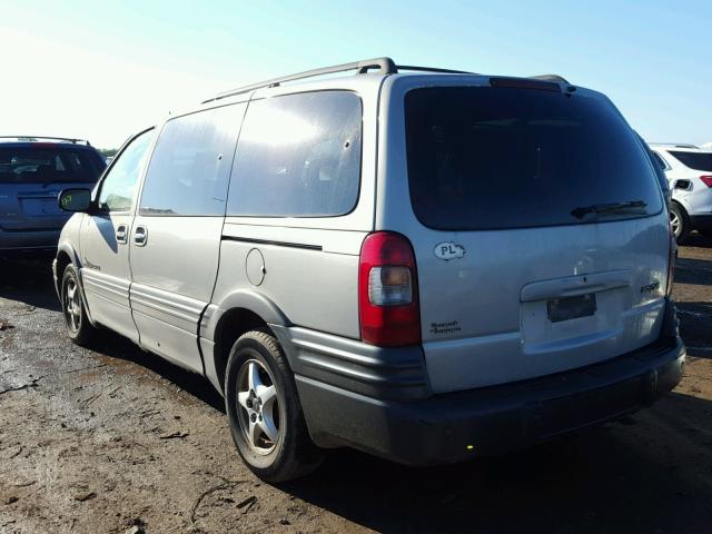 1GMDX03E01D205554 - 2001 PONTIAC MONTANA SILVER photo 3