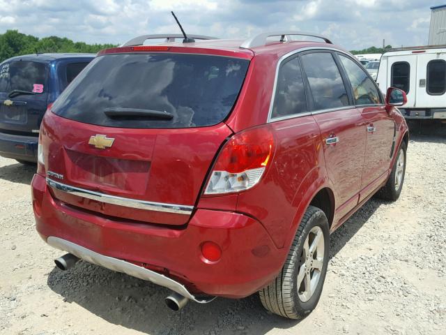 3GNAL3E56CS600527 - 2012 CHEVROLET CAPTIVA SP RED photo 4