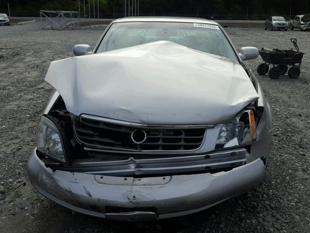 1G6KE57Y35U101703 - 2005 CADILLAC DEVILLE DH SILVER photo 9