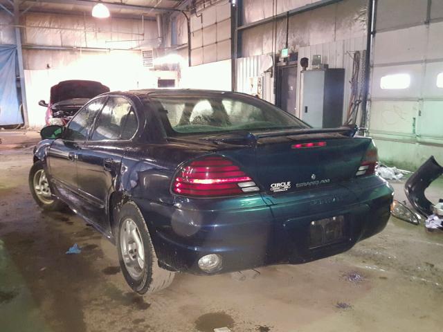1G2NE52F34M702600 - 2004 PONTIAC GRAND AM S 蓝色 照片 3