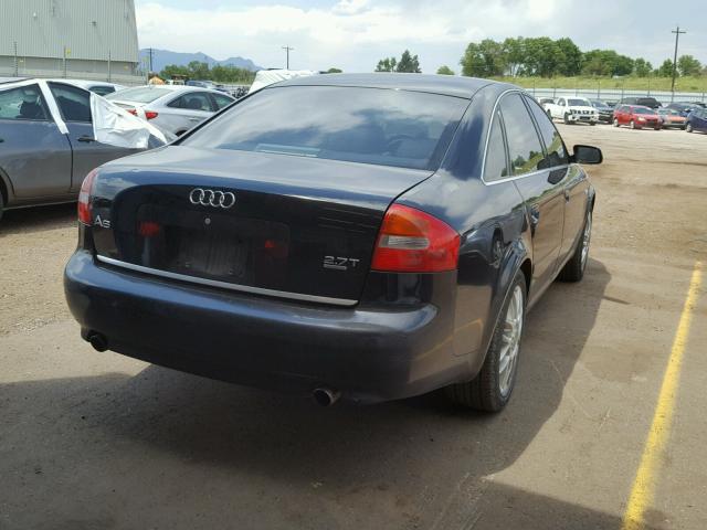 WAULD64B52N071780 - 2002 AUDI A6 2.7T QU BLACK photo 4