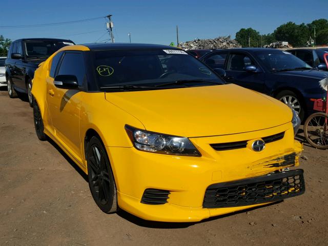 JTKJF5C74C3024967 - 2012 TOYOTA SCION TC YELLOW photo 1