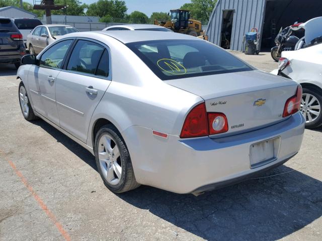 1G1ZG57B694236366 - 2009 CHEVROLET MALIBU LS Gümüş foto 3
