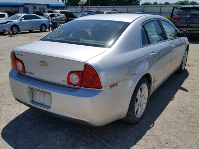 1G1ZG57B694236366 - 2009 CHEVROLET MALIBU LS Gümüş foto 4