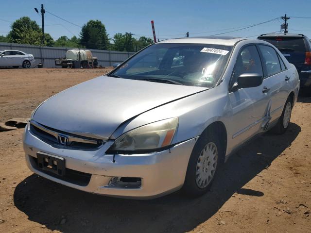 1HGCM56176A019020 - 2006 HONDA ACCORD VAL SILVER photo 2