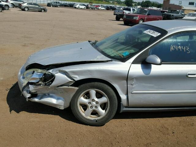 1FAFP55U23A239486 - 2003 FORD TAURUS SILVER photo 9