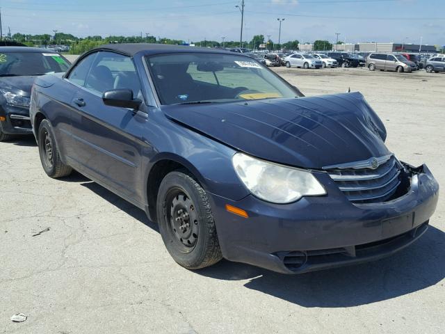 1C3LC45K08N209456 - 2008 CHRYSLER SEBRING BLUE photo 1