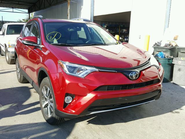 2T3WFREV9JW437901 - 2018 TOYOTA RAV4 ADVEN RED photo 1