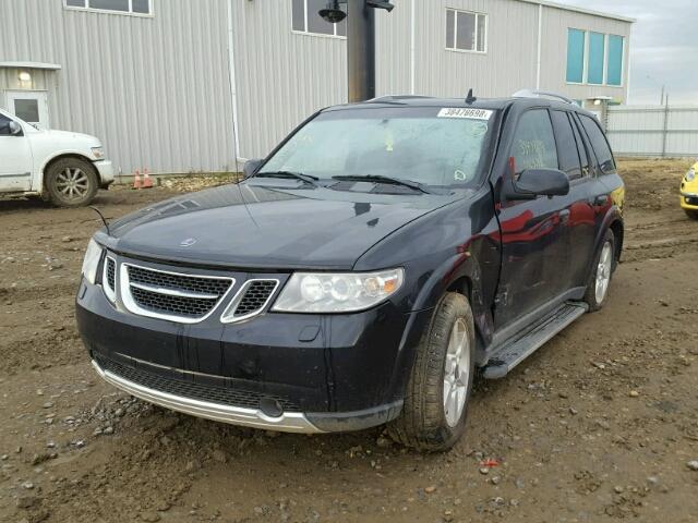 5S3ET13M572801758 - 2007 SAAB 9-7X 5.3I BLACK photo 2