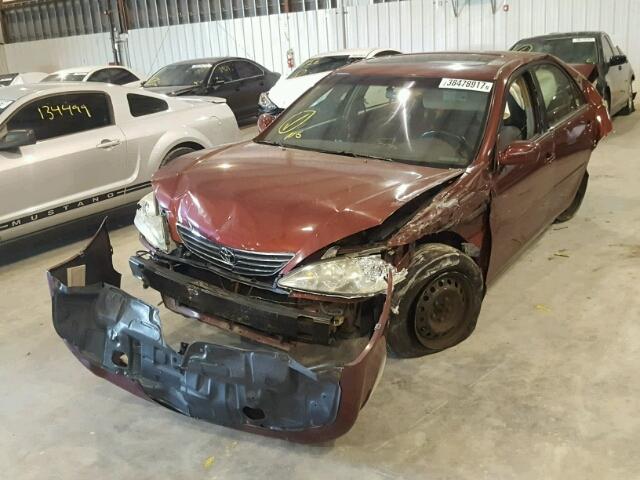 4T1BE30K35U076434 - 2005 TOYOTA CAMRY LE წითელი ფოტო 2