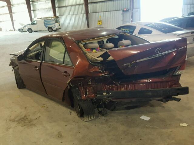 4T1BE30K35U076434 - 2005 TOYOTA CAMRY LE RED photo 3