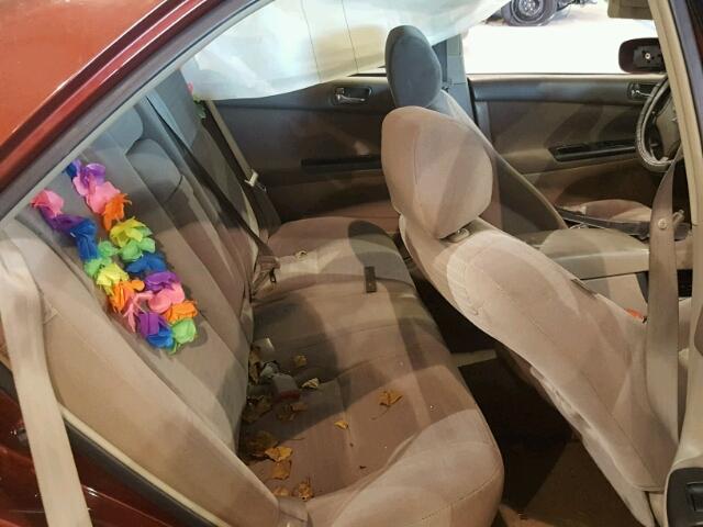 4T1BE30K35U076434 - 2005 TOYOTA CAMRY LE წითელი ფოტო 6