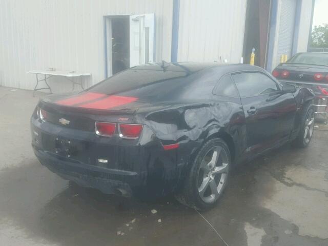 2G1FB1E30D9117417 - 2013 CHEVROLET CAMARO LT BLACK photo 4