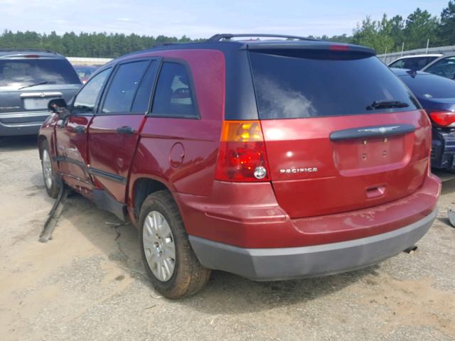 2C4GM48L45R561243 - 2005 CHRYSLER PACIFICA RED photo 3