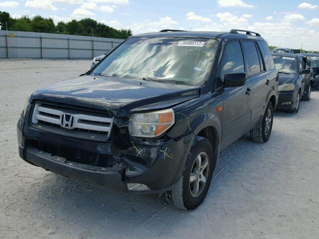 5FNYF28646B037682 - 2006 HONDA PILOT EX BLACK photo 2