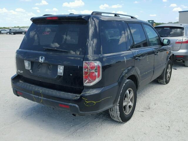 5FNYF28646B037682 - 2006 HONDA PILOT EX BLACK photo 4