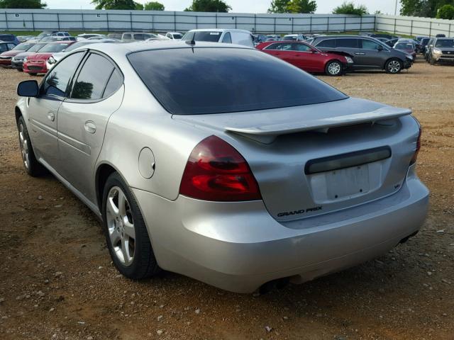 2G2WC55C281123627 - 2008 PONTIAC GRAND PRIX Արծաթագույն լուսանկար 3