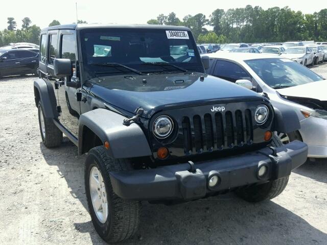 1C4HJWDG0CL203421 - 2012 JEEP WRANGLER U BLACK photo 1