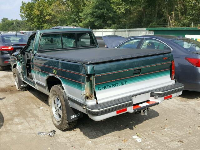 1GCCT14Z6P8105608 - 1993 CHEVROLET S TRUCK S1 TWO TONE photo 3