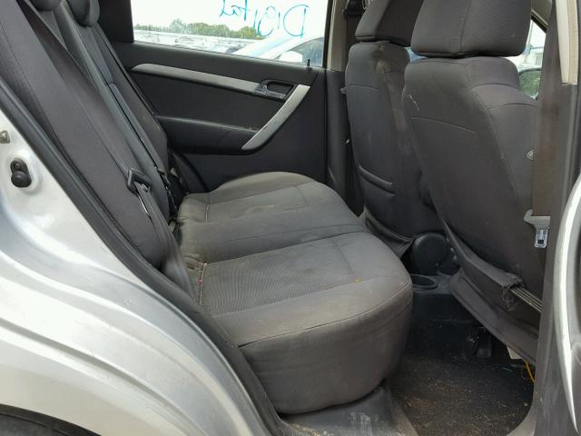 KL1TD5DE8AB134594 - 2010 CHEVROLET AVEO LS SILVER photo 6