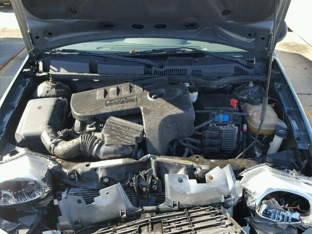 1G8AJ55F57Z165974 - 2007 SATURN ION GRAY photo 7