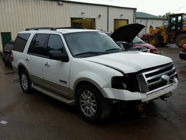 1FMFU18578LA77717 - 2008 FORD EXPEDITION WHITE photo 1