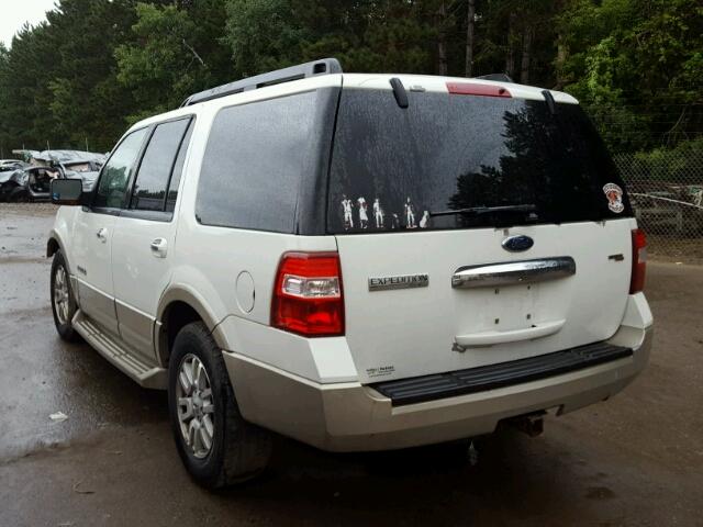 1FMFU18578LA77717 - 2008 FORD EXPEDITION WHITE photo 3