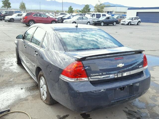 2G1WT57K391224752 - 2009 CHEVROLET IMPALA 1LT GRAY photo 3